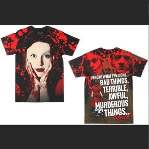 Rucking Fotten A24 Pearl X パール Bad Things Mia Goth All Over Print Shirt 3X New
